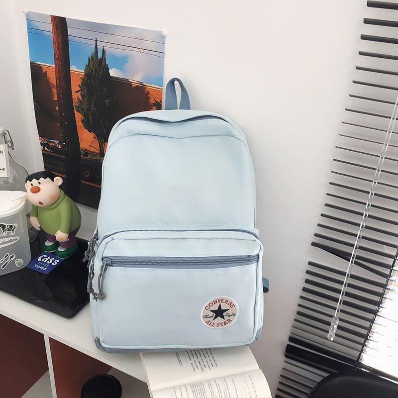 新款经典双肩包学生男女大学生书包校园大容量旅行背包休闲电脑包|undefined