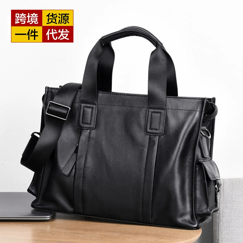佧蒂袋鼠 Men's bag, capacious purse for documents