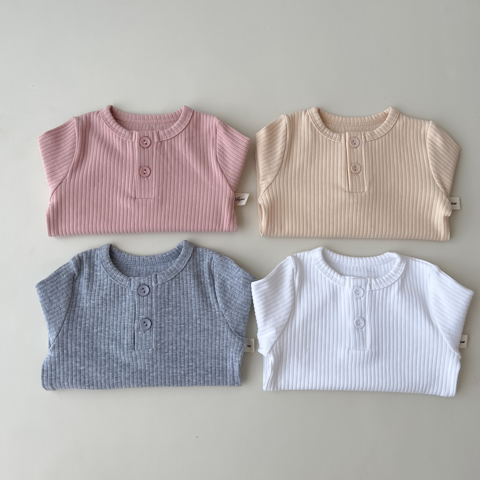 Cute Solid Color Button Cotton Hoodies & Sweaters display picture 3