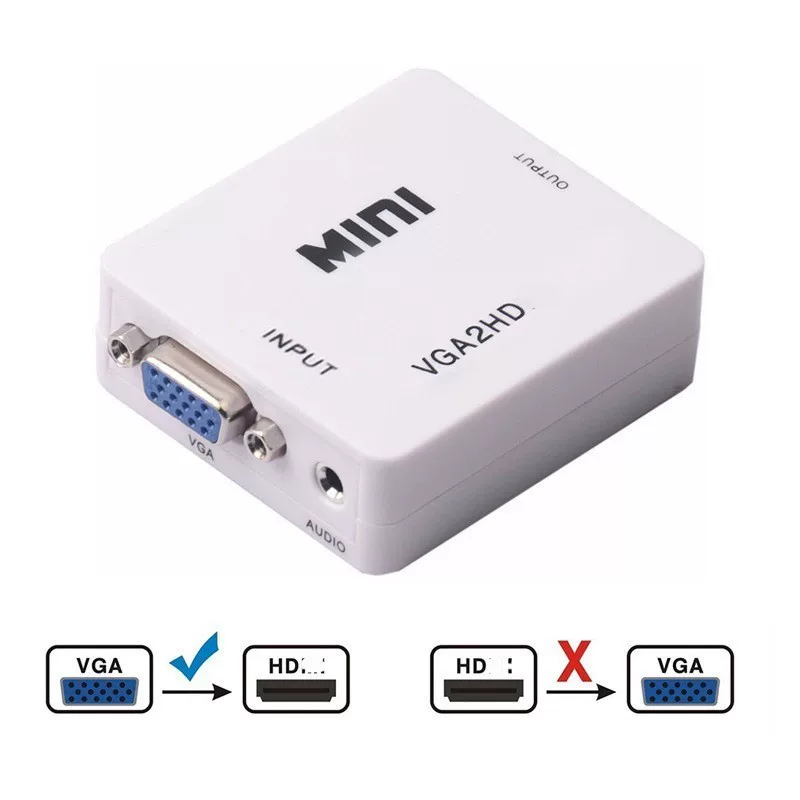 MINI VGA в HDTV конвертер VGA в HD 1080P проигрыватель переключатель VGA