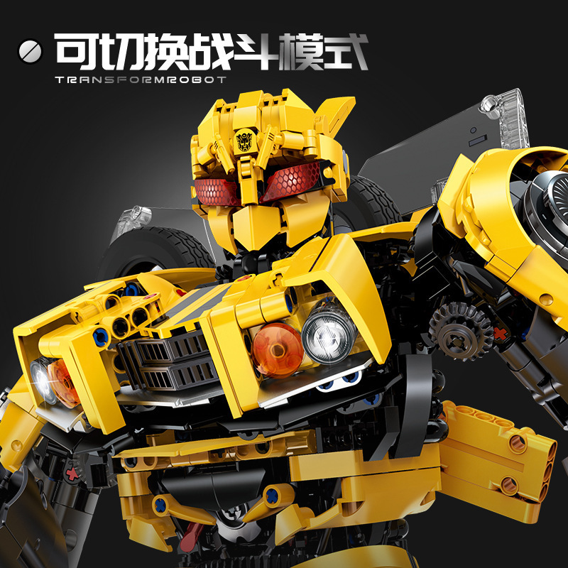 Gu Li 997 deformación héroe Hornet Mech modelo compatible con Lego montado alta dificultad juguete bloques construcción al por mayor