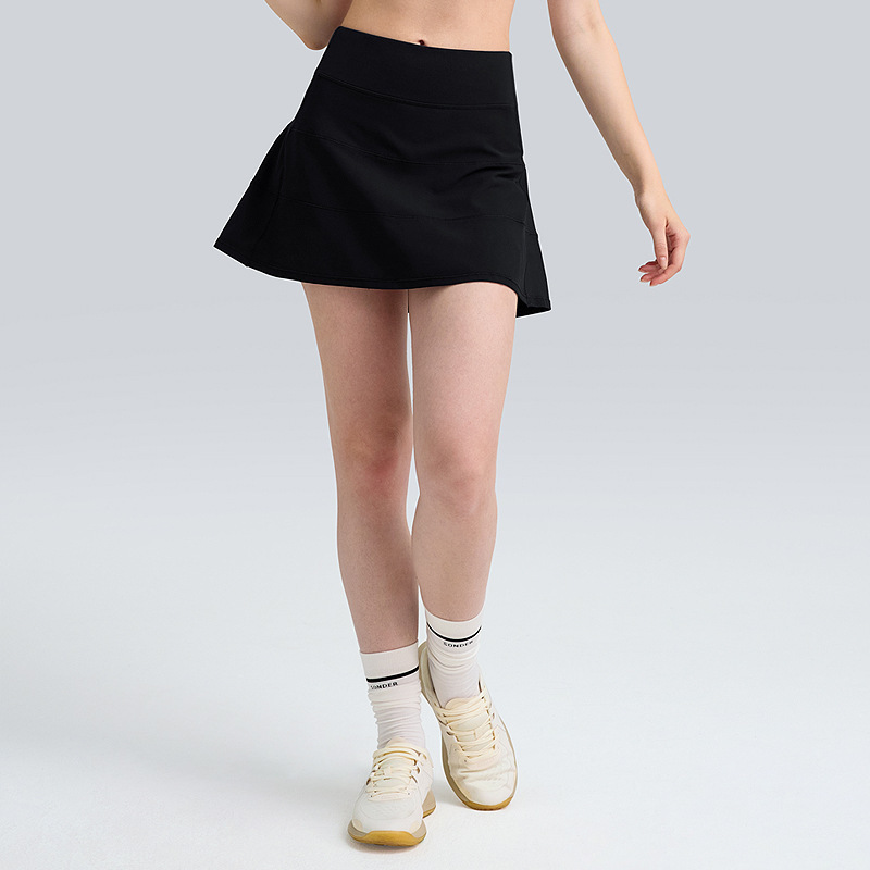 光を防ぐluluテニスのスカートの女性の裸感の芯はヨガのフィットネスのショートパンツを吸います。|undefined