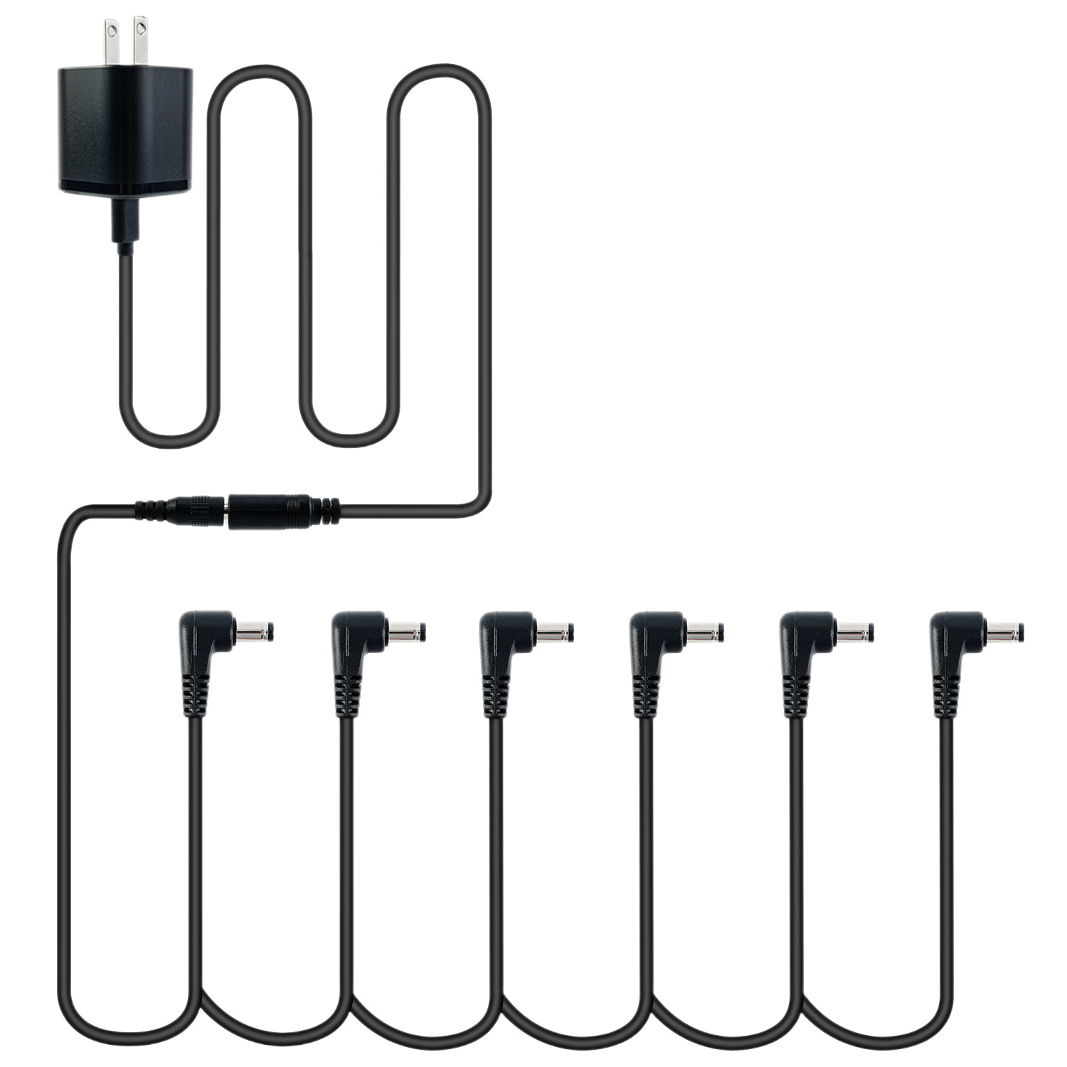 Un dispositivo de efecto de guitarra multieléctrica de alimentación topología de cable de derivación un adaptador de puerto 2 / 3 / 5 / 6 / 8 cable de tracción transfronterizo