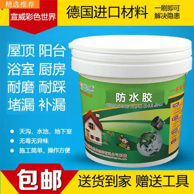 透明防水胶纳米防水涂料聚氨酯弹性堵漏材料开盖即刷施工简单