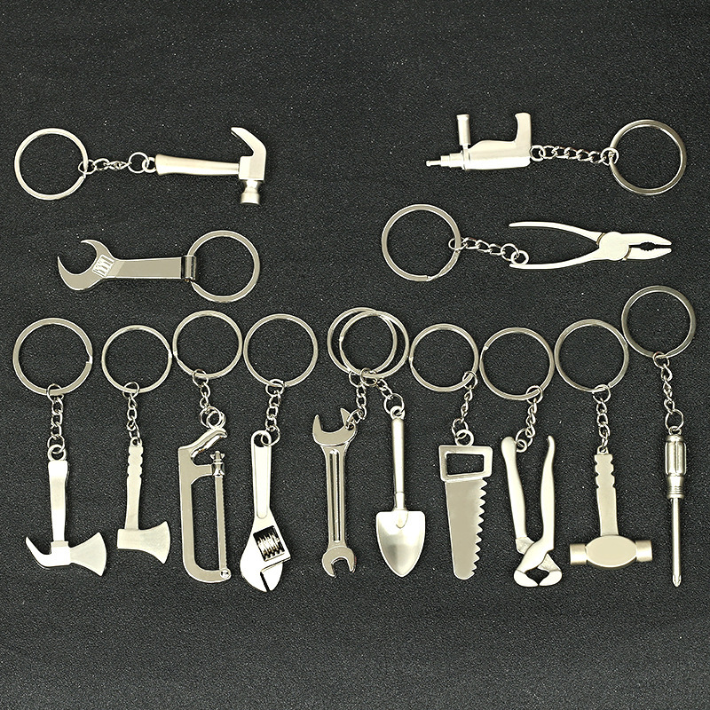 Cross-Border Creative Mini Imitation Tool Key Chain Adjustable Wrench Key Chain Metal Pendant Event Small Gift Wholesale