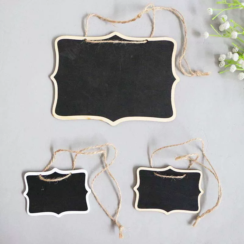 Double-sided small white drawing board from natural wood writing, training, graffiti