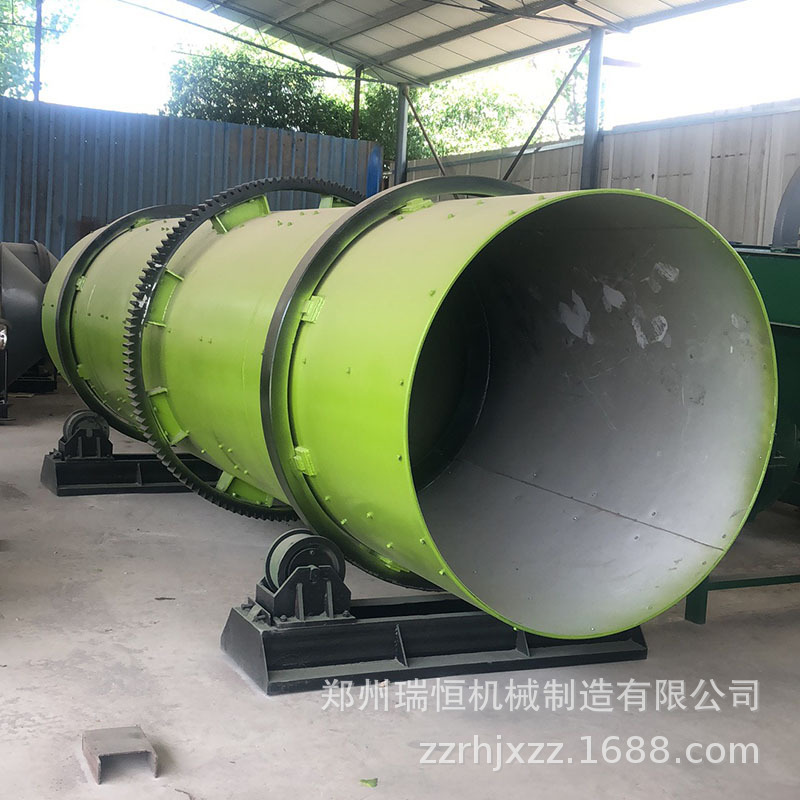 鸡粪有机肥造粒机 滚筒式造粒机 动物粪便制粒设备