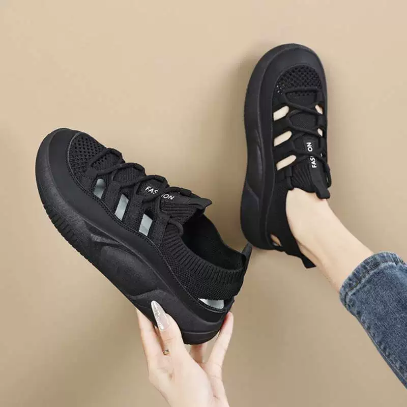 Sports shoes, sports sandals, summer breathable non-slip work footwear platform, restless legs relief