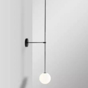 Post-modern wall lamp indoor led home wall lamp bedroom creative Nordic bedside line living room minimalist personality