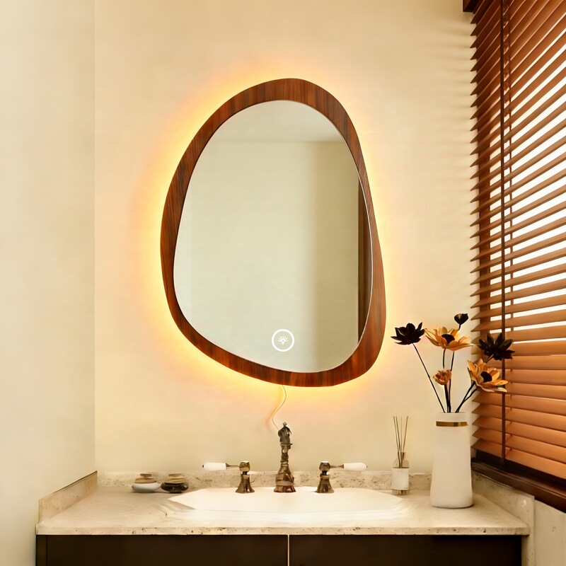 Retro Style Bathroom Mirror, Special-Shaped Led Mirror, Ins-Style Bedroom Makeup Mirror, Bathroom Mirror, Wall-Mounted Decorative Mirror Retro Style Bathroom Mirror, Special-Shaped Led Mirror, Ins-Style Bedroom Makeup Mirror, Bathroom Mirror, Wall-Mounted Decorative Mirror