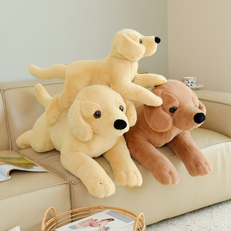 Cute Artificial Labrador Doll Plush Toy Puppy Doll Children's Comfort Cloth Doll Birthday Gift