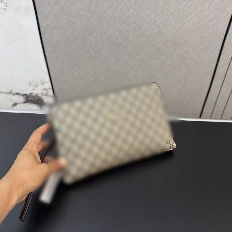 Classic Gucci Printed Clutch Bag, Card Holder, Wallet, Multifunctional Men's Bag, Retro, Fashionable, Casual and Simple