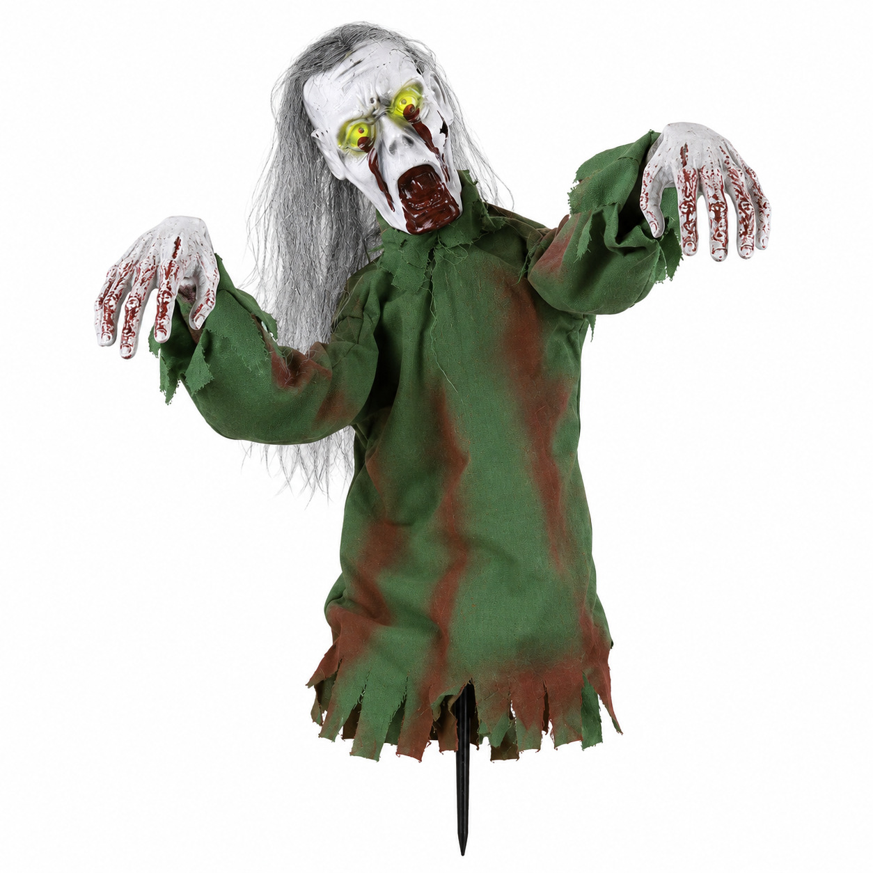 Halloween nuevo control de voz zombie decoración de juguetes accesorios adornos accesorios de terror transfronterizos lámparas de regalo