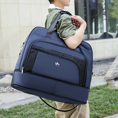 大容量手提斜挎包時尚潮流乾濕分離出差時尚簡約行李包