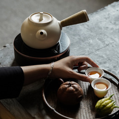 批發陶瓷側把煮茶壺煮茶器套裝陶壺白茶煮茶爐電陶爐煮茶陶瓷爐家