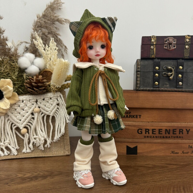 6-Point Bjd Doll Clothes 30cm Doll Outfit Set Bjd Doll Clothes Ghost Mom Doll Accessories Dress
