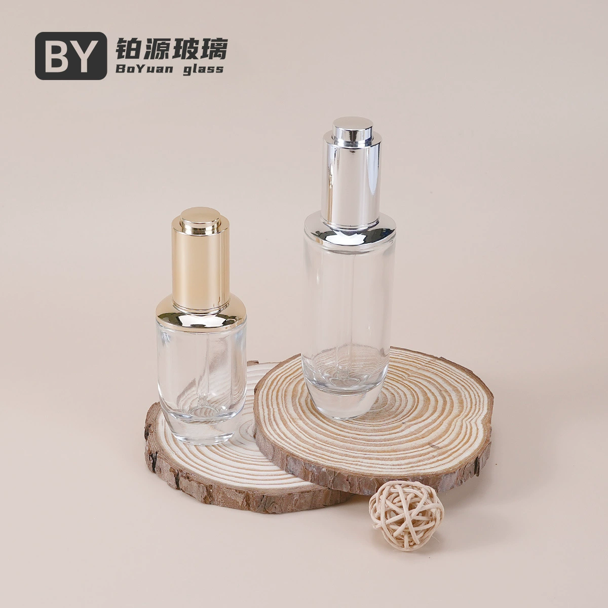 30mll бутылка рафинированного масла 50ml бутылка сыворотки косметика вращающийся капельный насос треугольная стеклянная бутылка
