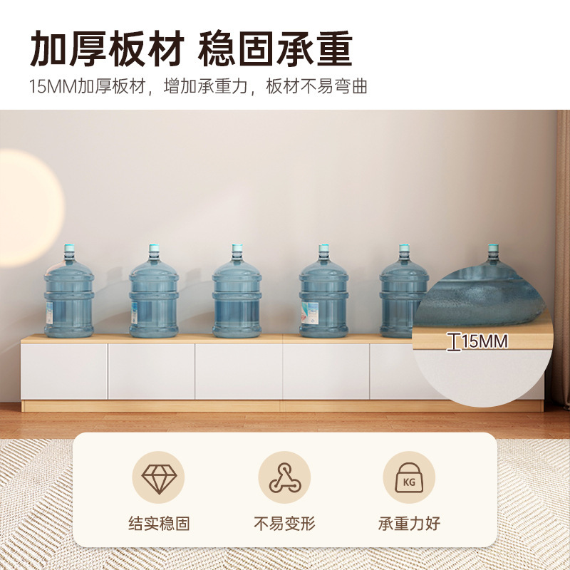 严选电视柜茶几组合客厅家用小户型原木风收纳储物柜落地电视机柜|undefined