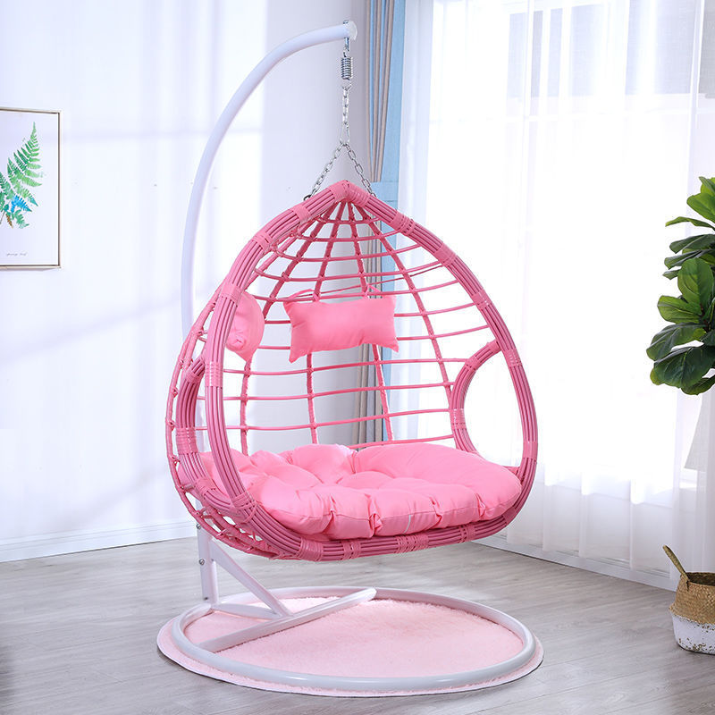 Silla Colgante o Cuna de Ratán para Exteriores - Para Jardín, Hotel o Balcón, Estilo Nórdico