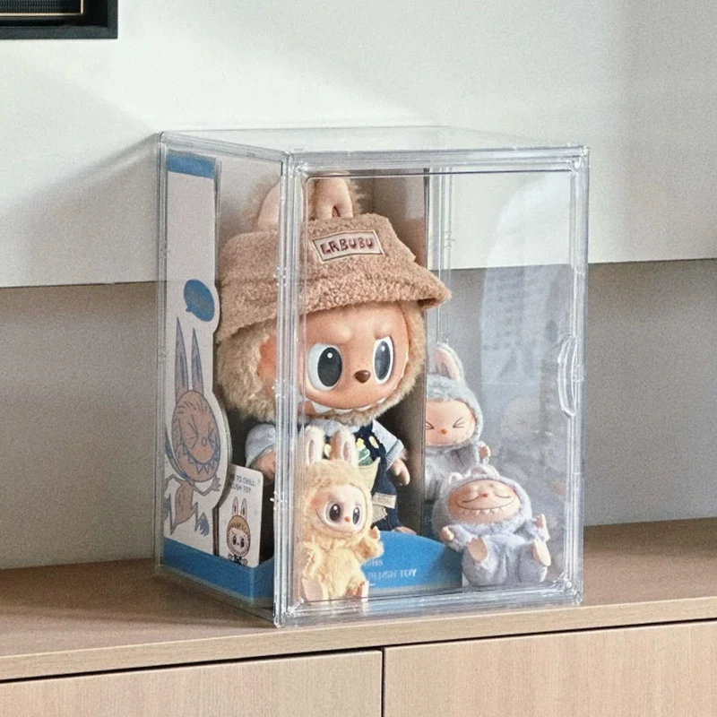 Display Box (Labubu) Acrylic Doll Display Cabinet, Transparent Multi-Size Storage