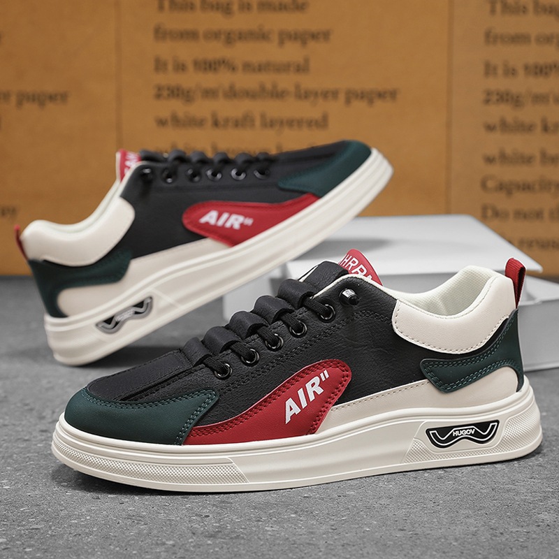 Zapatos de hombre primavera 2025 nuevos zapatos de moda zapatos blancos para estudiantes zapatos de skate casuales para hombres primavera