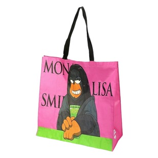 Factory transparent PP portable woven bag film environmental protection gift snakeskin bag advertising shopping bag color printing customization