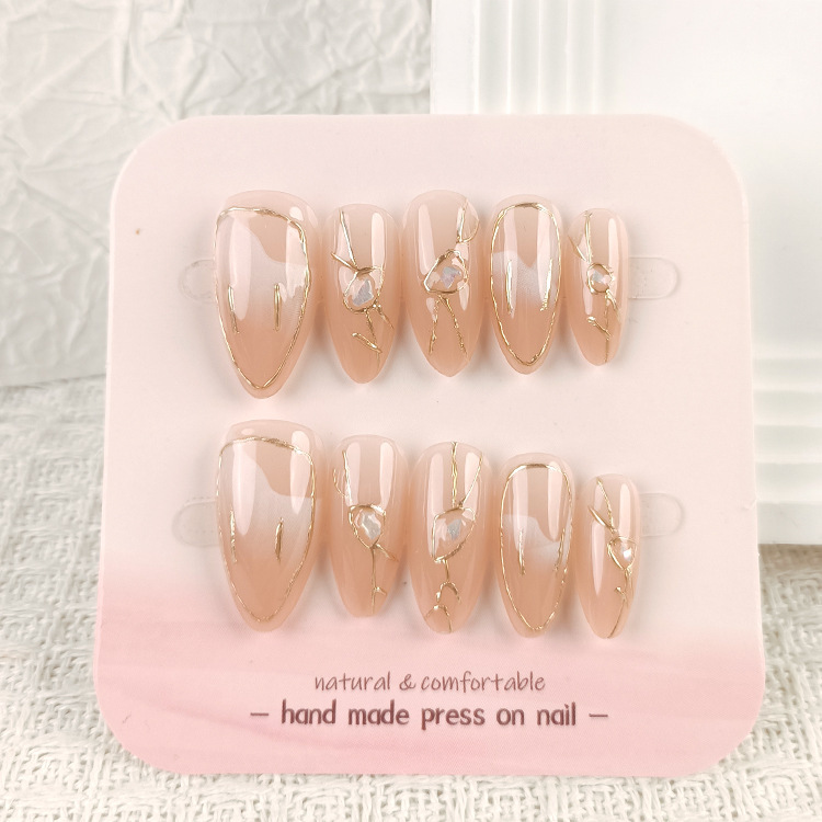 10 piezas de parche de uñas, parche de uñas de amor dulce Cool Kulomi, parche de uñas de uso manual