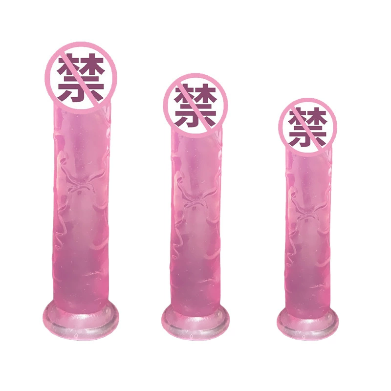Silicone Suction-Cup Dildo, Pink, Multiple Diameters 2–5 cm, Soft Realistic Texture