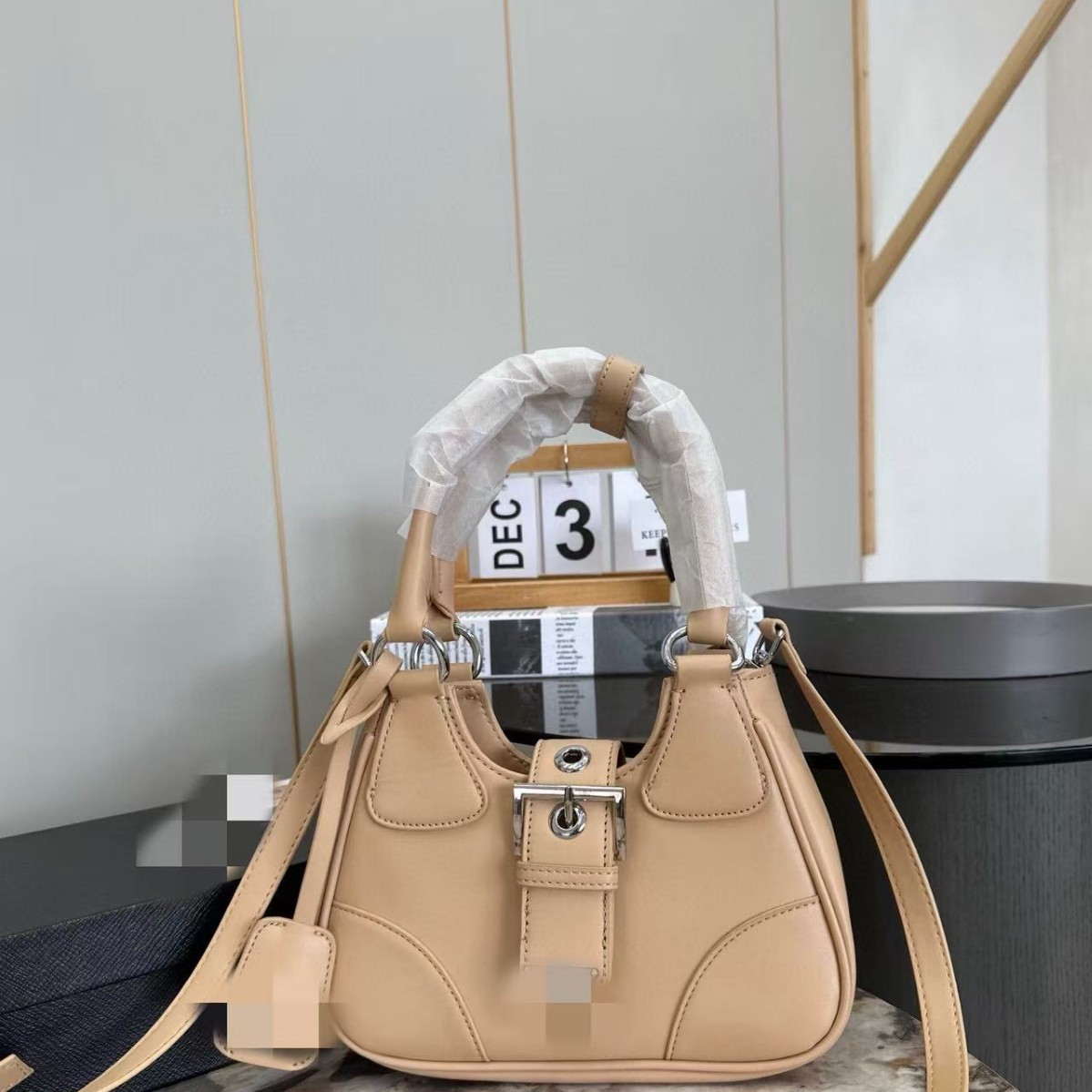 Soft Hobo Underarm Bag - Sweet & Cool Biker Style, Niche Designer Shoulder & Crossbody Bag For Women - Thumbnail 5