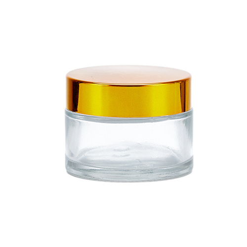 100g transparent glass cream jar, 50g face cream jar, 30g eye cream jar, transparent mask can cosmetic refilling bottles