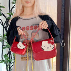 2025新款韩版小猫儿童亲子款手拎手提斜挎跨配饰手机包包女包批发