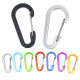 Gourd-shaped steel buckle aluminum alloy No.5 mountaineering buckle spring quick hook outdoor multifunctional special-shaped flat buckle lock
