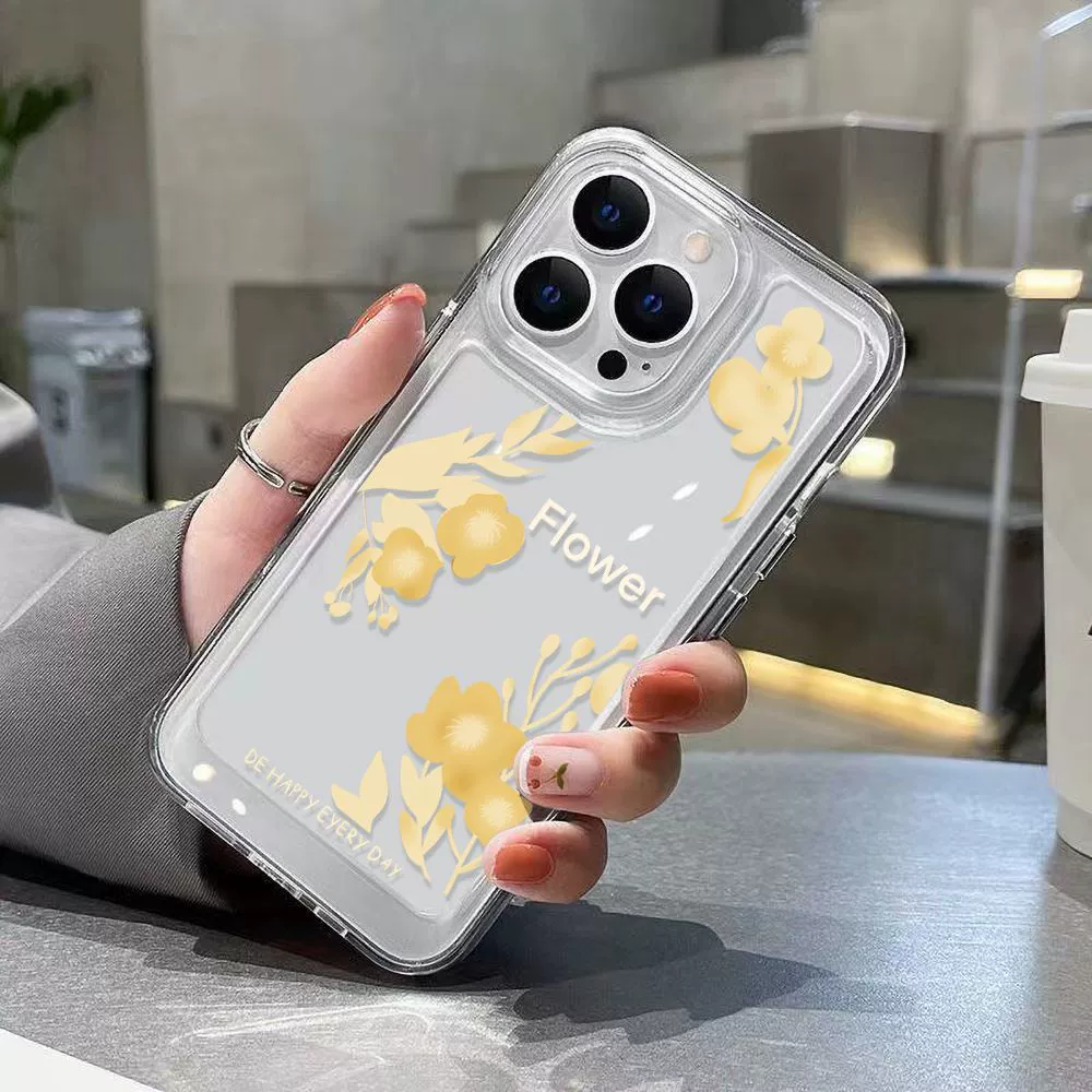 Apple, совместимый с iPhone16, чехол для телефона, с цветочным рисунком, 16 Pro Max, 14