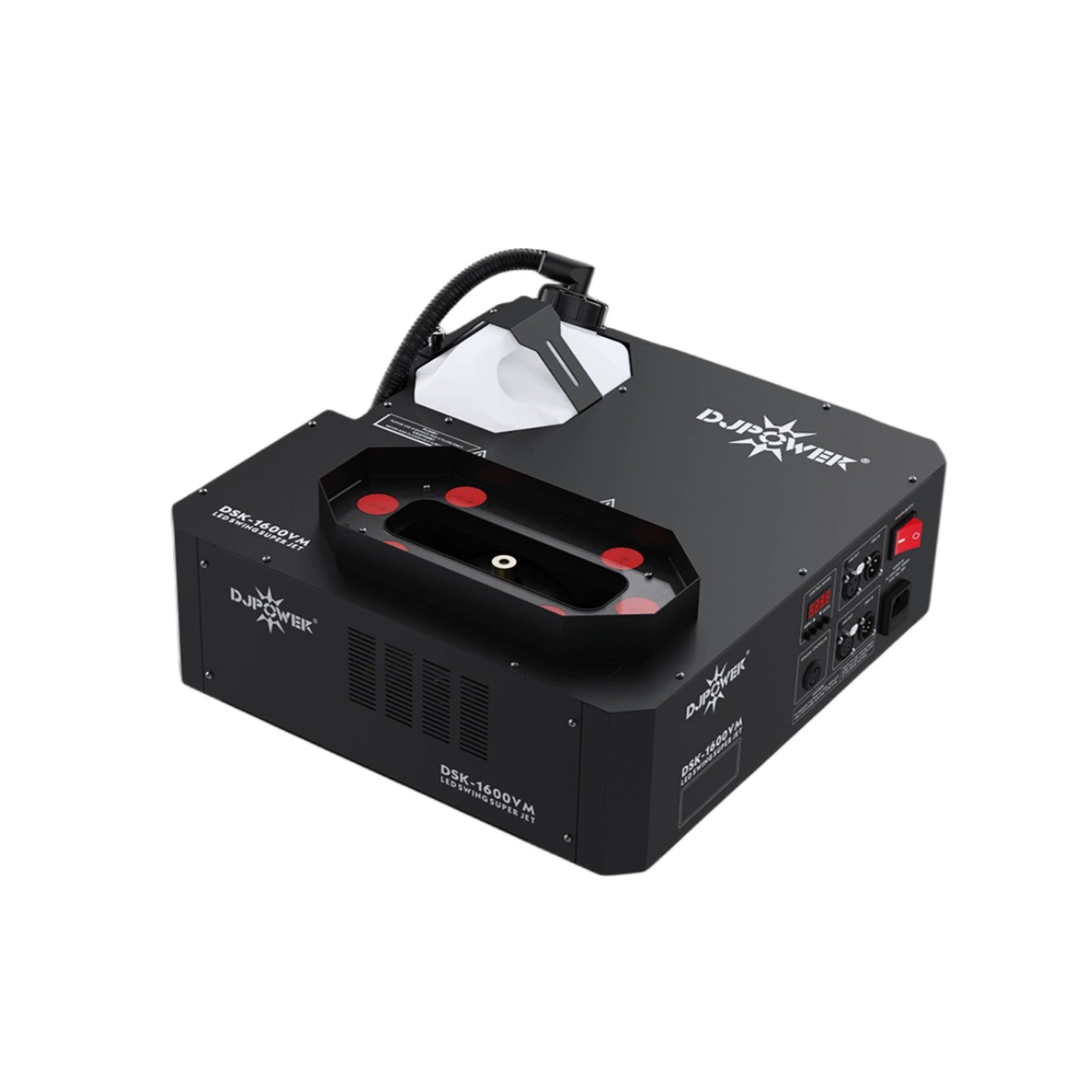 DJPOWER DSK-1600VM LED Swing Vanades Hood Stage Special Effect Air Pillar Machine