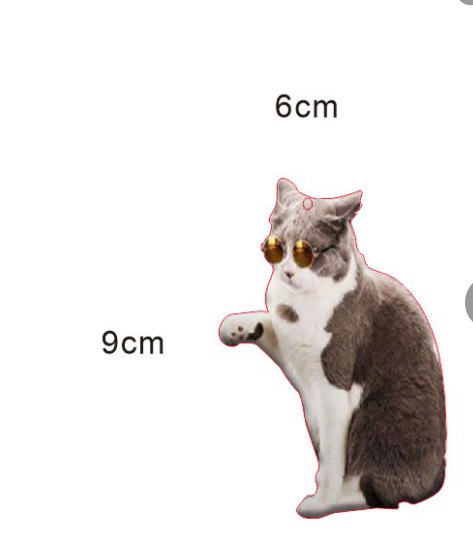 CAT CAR COLGANTE ORNAMENTO colgante de tortuga colgante de COCHE globo colgante de GATO volador