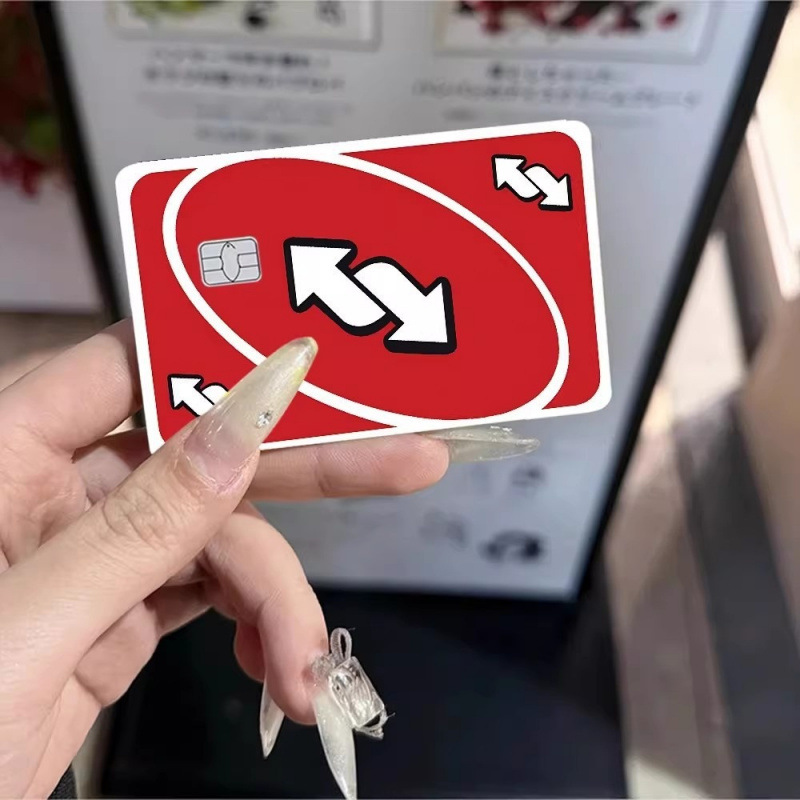 Calcomanía Impermeable para Tarjetas Bancarias de PVC Impermeable y Antideslizante para Tarjetas Bancarias