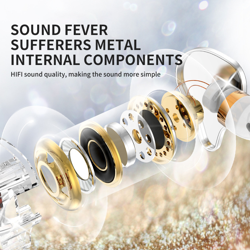 Export Heavy Bass Over-Ear Wired Headphones Metal Noise Cancelling In-Ear Sports Music Ear Hook Style_voghion.com