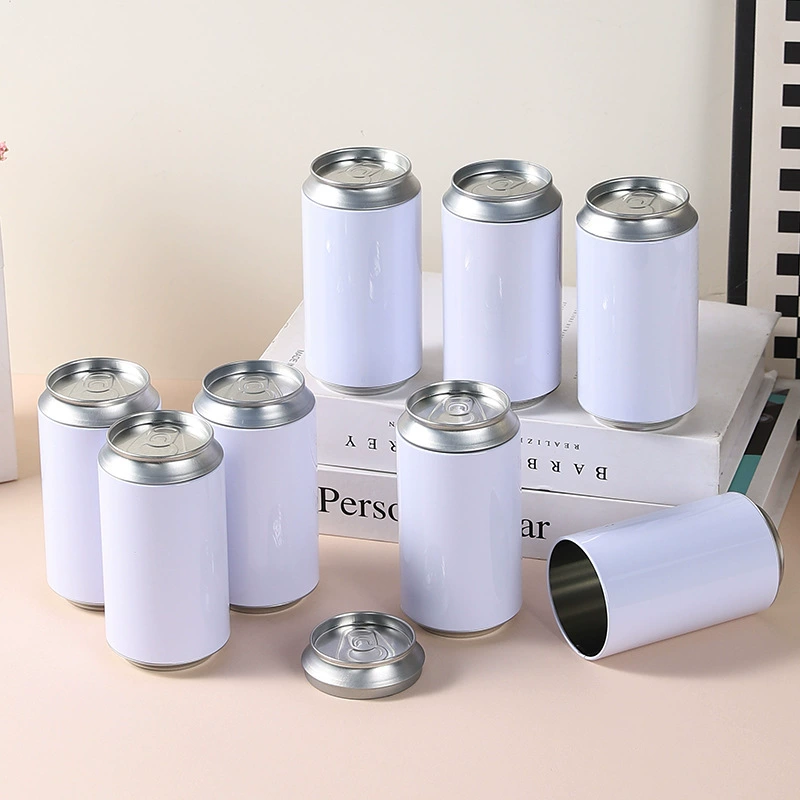 Чистый белый резервуар для хранения творческая металлическая банка с крышкой подарок для детей DIY картина хранения копилка