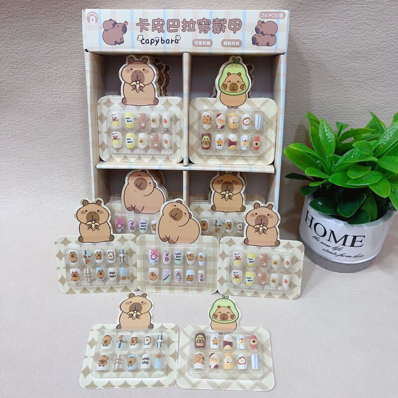 Children's Nail Art Patch Girls Nail Art Cute Wear Armor Reusable Removable Nail Art Patch Wholesale