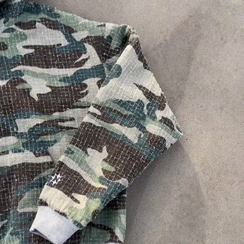 Sweat-shirt réversible camouflage à manches longues pour homme, style américain, pull à capuche rétro streetwear_voghion.com
