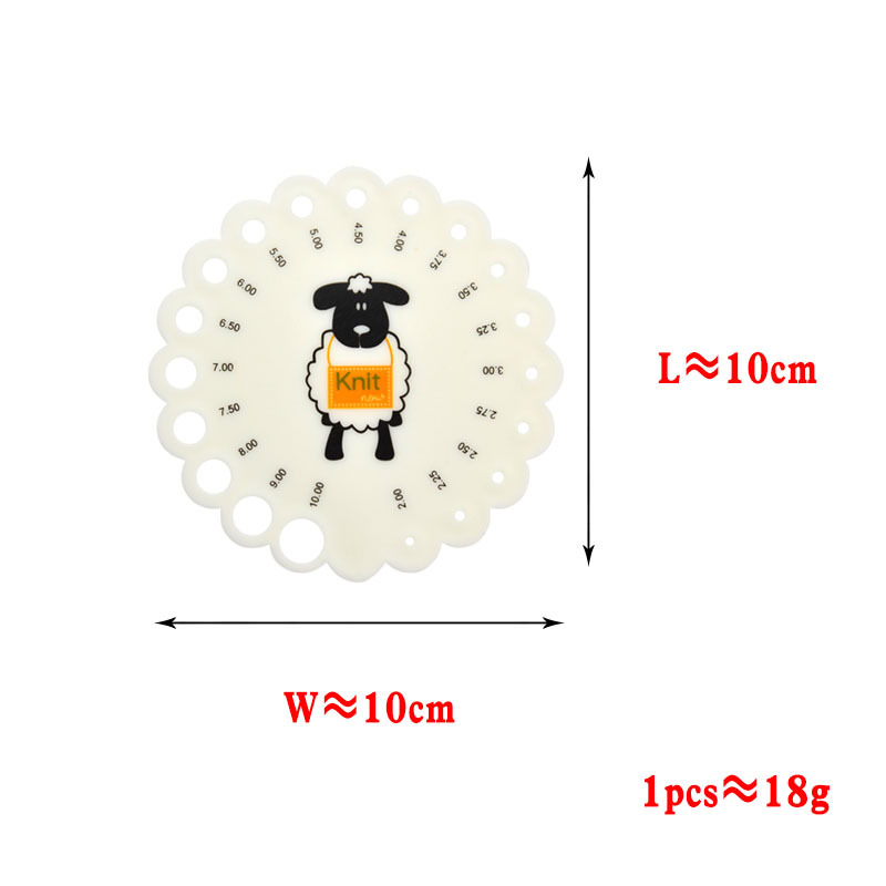 毛衣编织圆形塑料尺规 布艺辅料DIY测量工具详情15