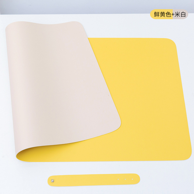 デスクパッド革マウスパッド大型防水防汚学生学習デスクパッドノートブックパッド PVC キーボードパッド|undefined