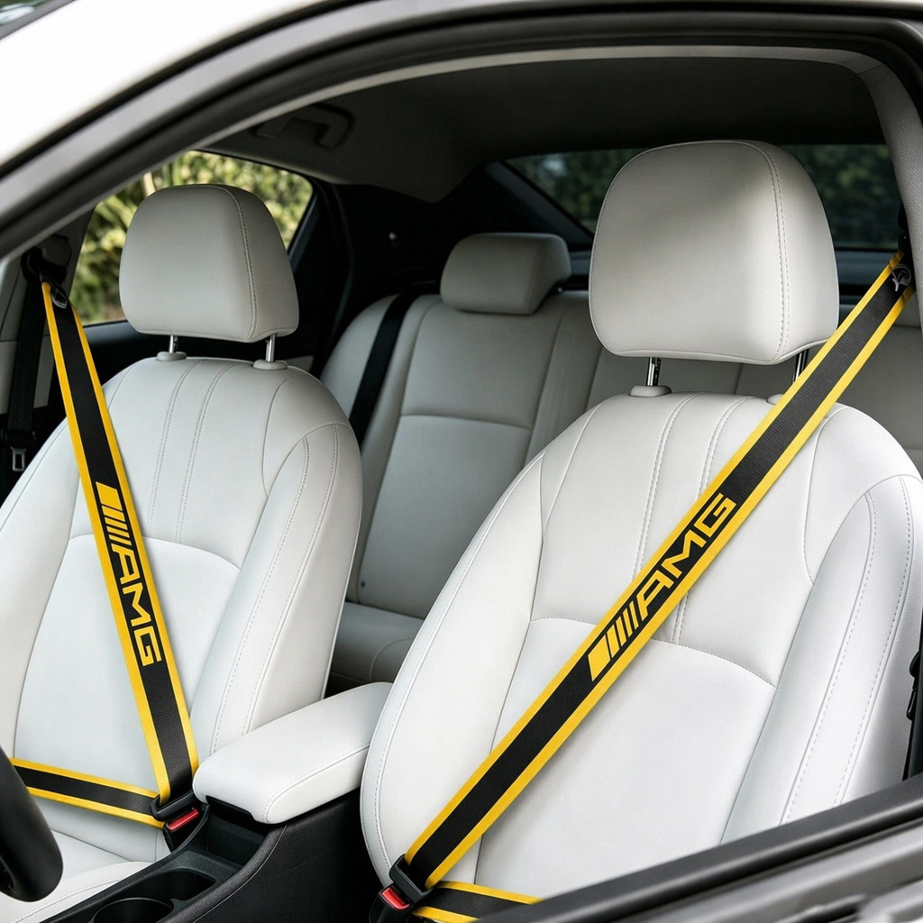 JDM universal nylon seatbelts for cars support cross-border dropshipping and are hot-selling branded universal car seatbelts