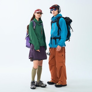 [Live Broadcast] Cross-Border 2025 New High-Quality Outdoor Two-Open Hooded Jacket for Men and Couples