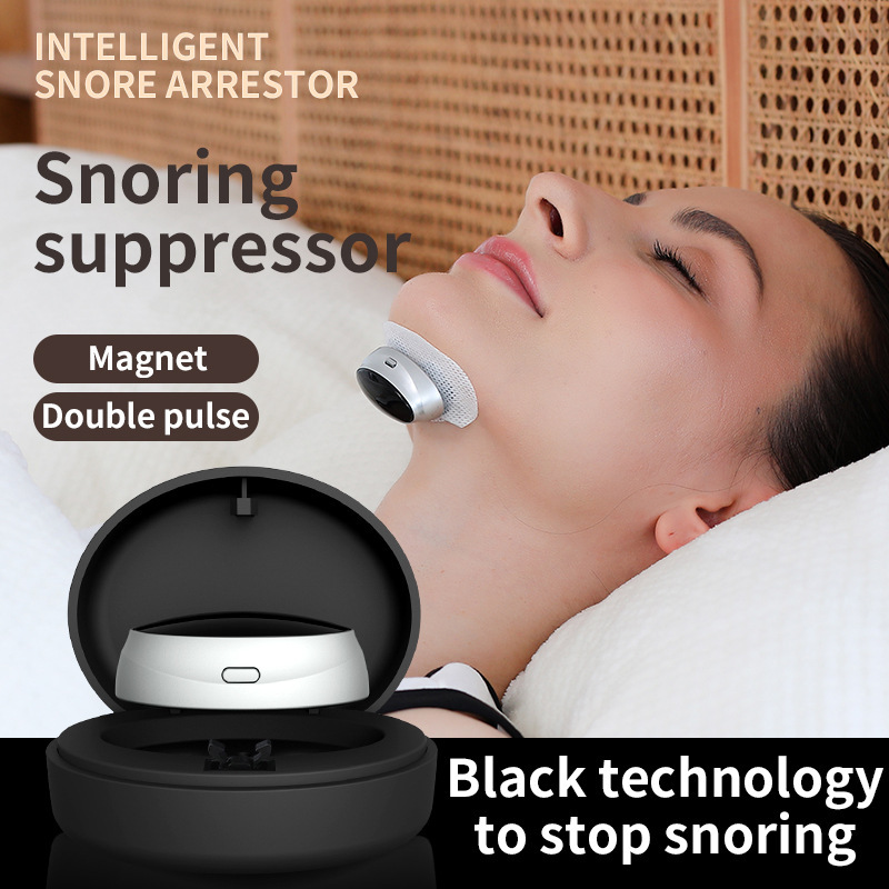 クロスボーダー Amazon いびき防止装置いびき防止電動喉睡眠マッサージャーワイヤレス家庭用いびき矯正装置|undefined