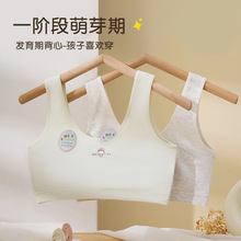 夏季薄款裸氨少女吊带小背心发育期遮胸防凸点打底裹胸呵护内衣女