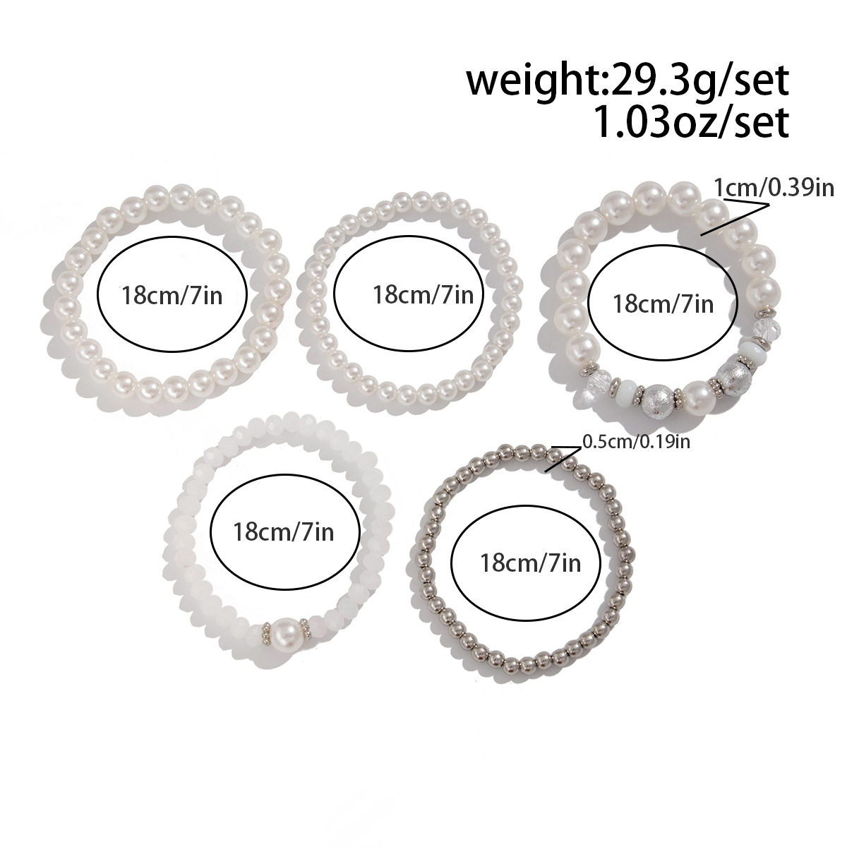 17g Weight CCB Pendant Material Bracelets Classification CCB, Imitation Pearl Chain Material Beaded Chain Chain Type 1 Set Quantity Banquet, Travel Occasion CCB, Imitation Pearl Material Heart Shape Pattern Women's Gender Plating Design Vintage Style Style Vintage Style Heart Shape CCB Imitation Pearl Beaded Chain Beaded Bracelets Wholesale 24