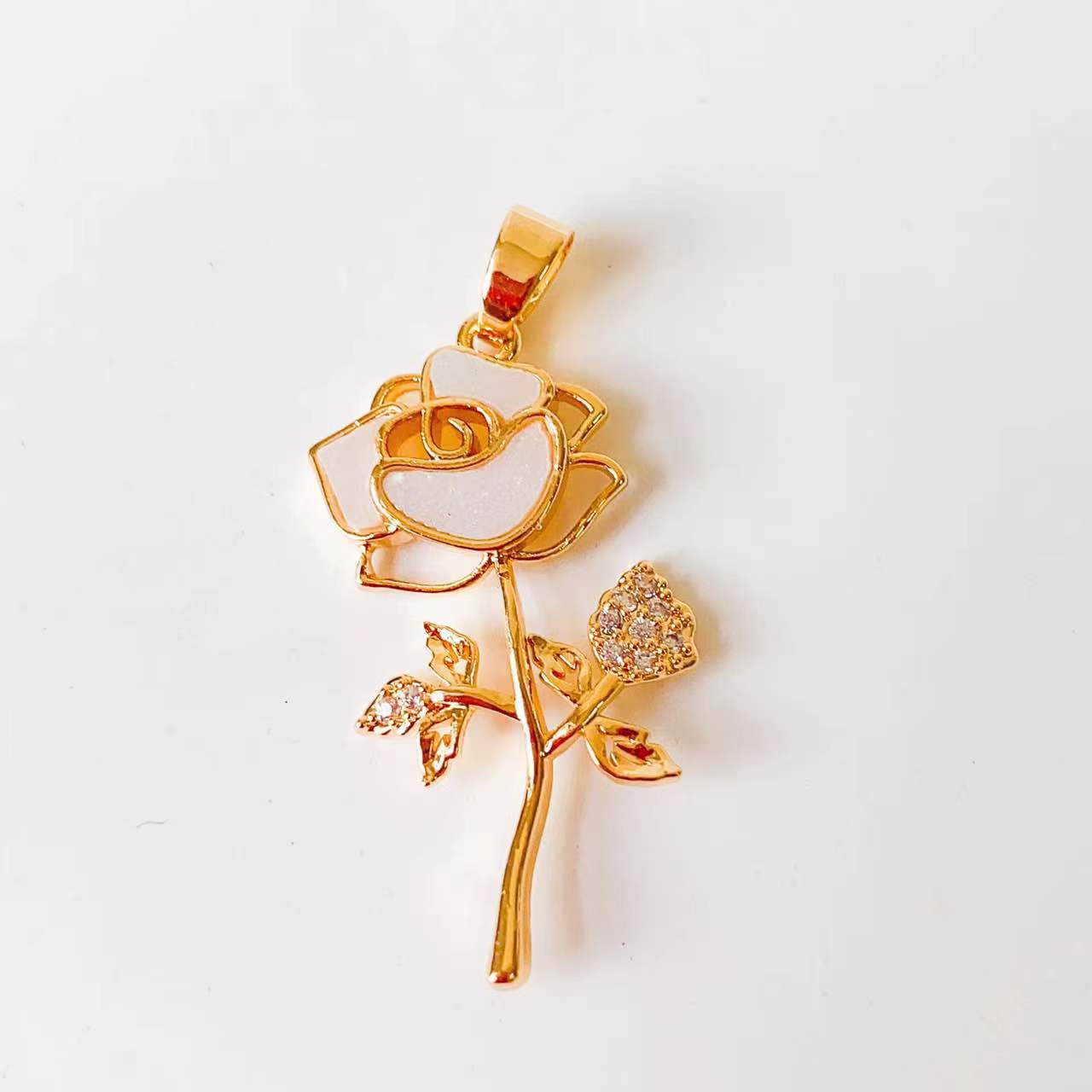 1 Piece Copper Artificial Pearls Cat's Eye Stone Zircon Geometric Charms Jewelry Accessories display picture 16