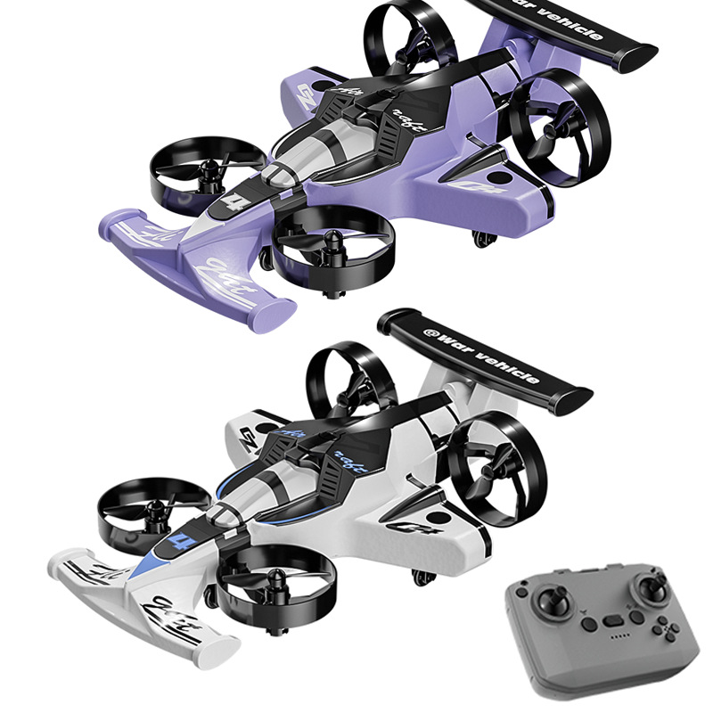 Cross-border DV review, European and American patent, F1 remote-controlled racing car, children's remote-controlled airplane toy, land and air dual-use drone