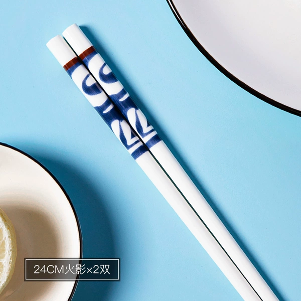 2 pairs - 24cm ceramic chopsticks (Hokage)